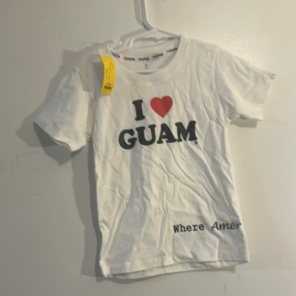 I love Guam White 'I Love Guam' Kids T-Shirt